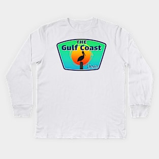 The Gulf Coast Texas Gulf Of Mexico Travel Kids Long Sleeve T-Shirt